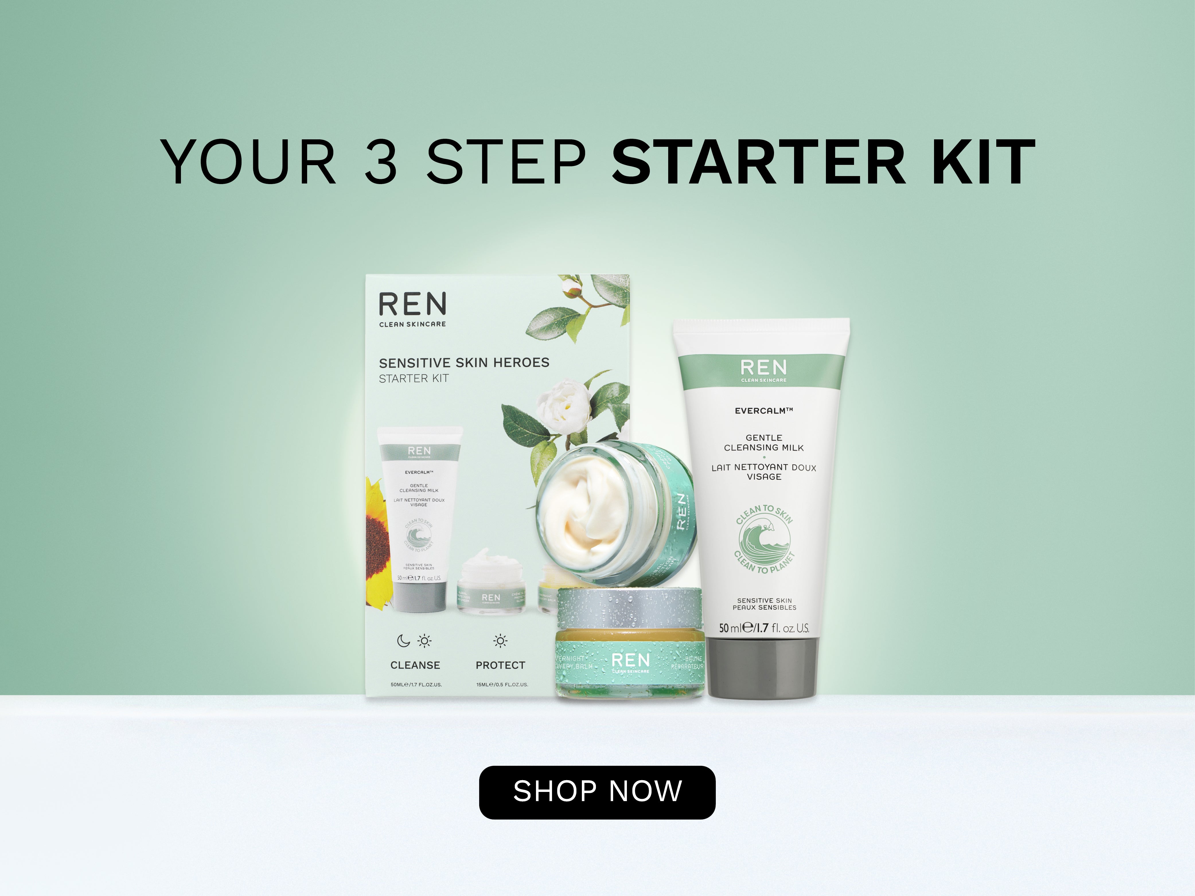 Your 3 step starter kit. Shop now. 